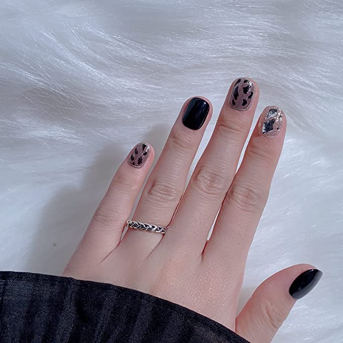 Black leopard nails from amazon