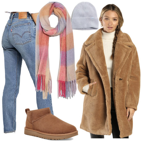 Casual Cozy Winter Outfit with Ugg Boots