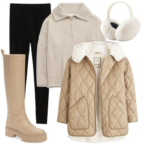 Neutral Winter Outfit