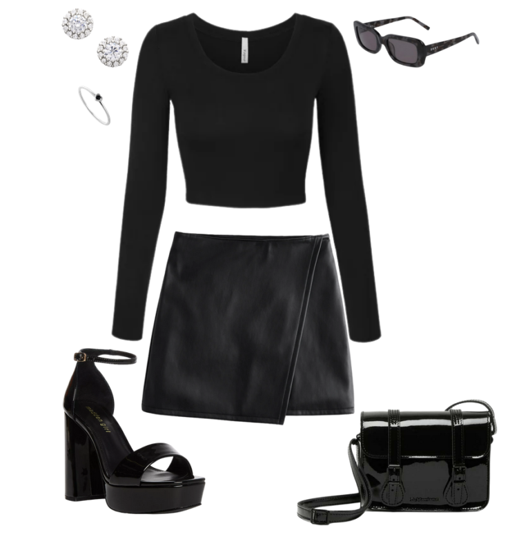 What to Wear with a Leather Skirt Outfit Ideas and Styling Tips