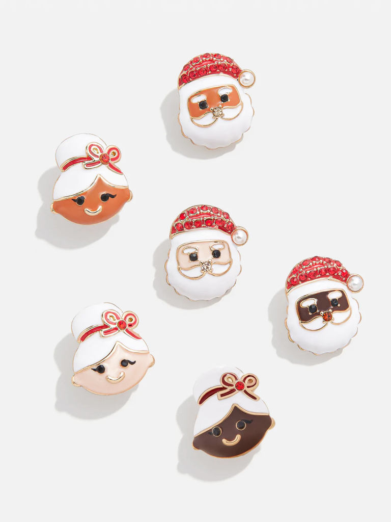 Baublebar Mr. And Mrs. Claus santa earrings - holiday gift ideas