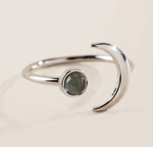 Crescent moon mood ring from Francescas - holiday gift ideas