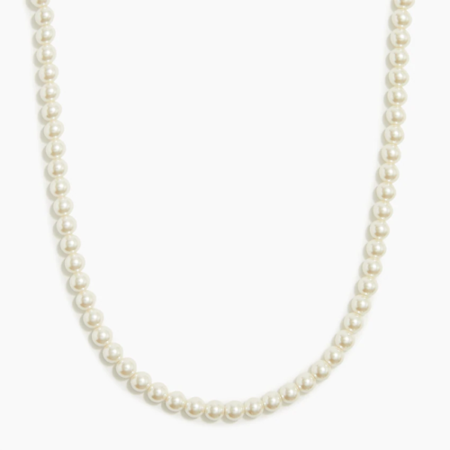 Our favorite holiday gift ideas: Faux pearl strand necklace from J.Crew Factory - holiday gift ideas