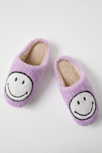 Free People smiley slippers - holiday gifts under $50