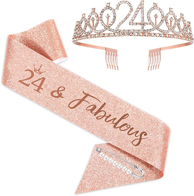 Tiara & sash from Amazon