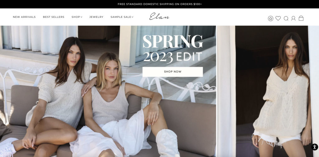 Shop Elan Website