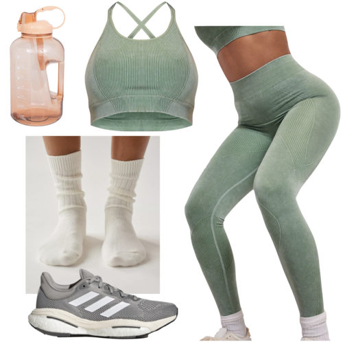 Matching Set Workout Athletic Outfit