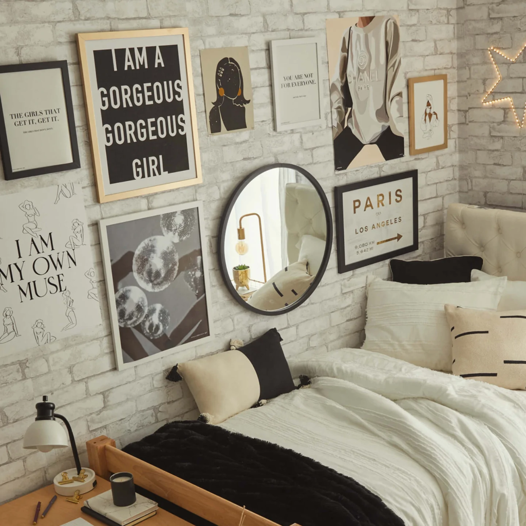 Cute dorm room wall decor