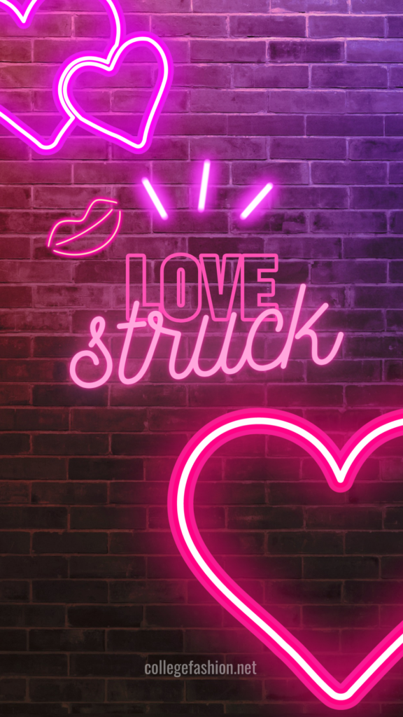 Love Struck valentines day phone wallpaper