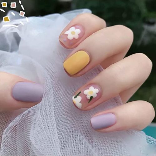 Floral nails from Amazon