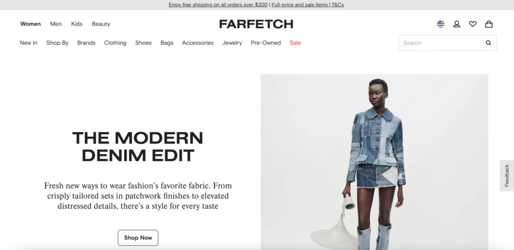 Farfetch Website