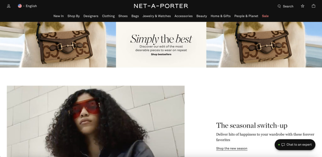 Net-a-Porter Website