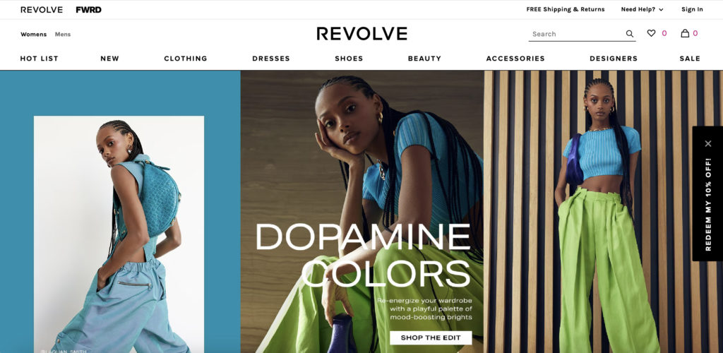 Revolve Website
