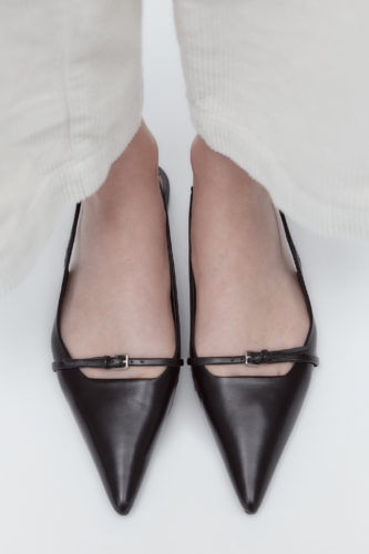 Zara Pointy Slingback Flats