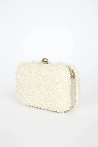 Pearl clutch from Lulus