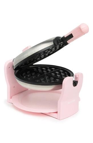 Pink belgian waffle maker