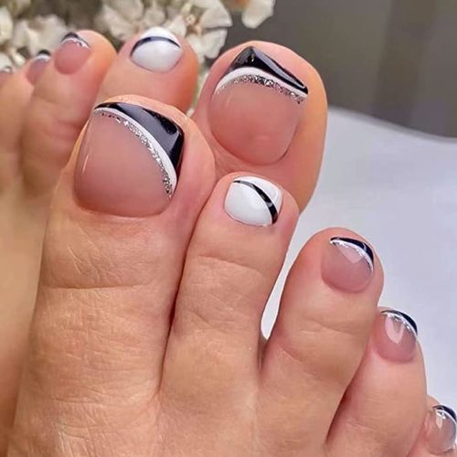 20 Adorable Easy Toe Nail Designs 2024 - Simple Toenail Art Designs -  Pretty Designs