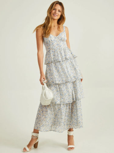 Altard State Floral Tiered Dress