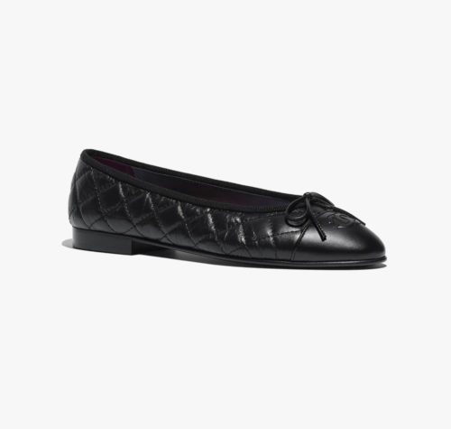 Chanel Quilted Ballerina Flats