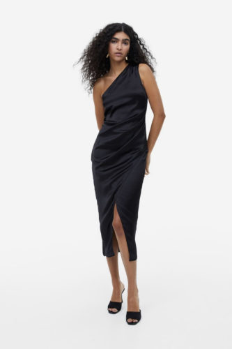 HM One Shoulder Midi Dress