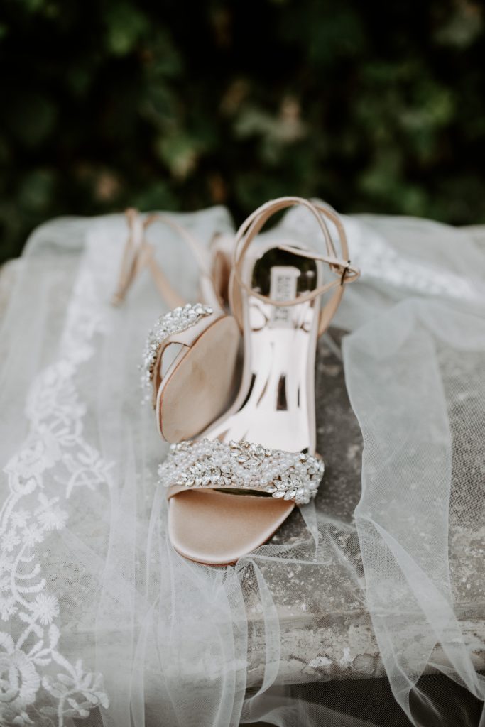 Bridal shoes photo from Unsplash