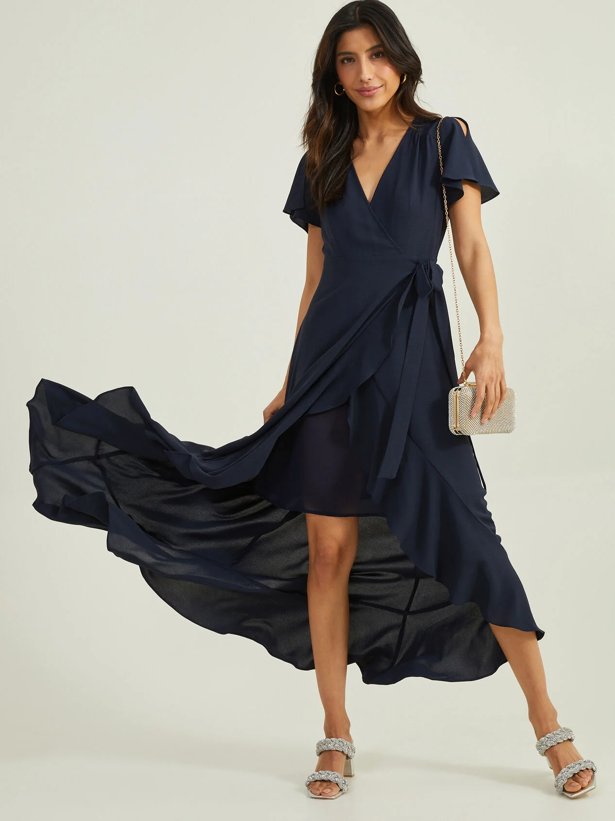 Navy dress from Altar'd State