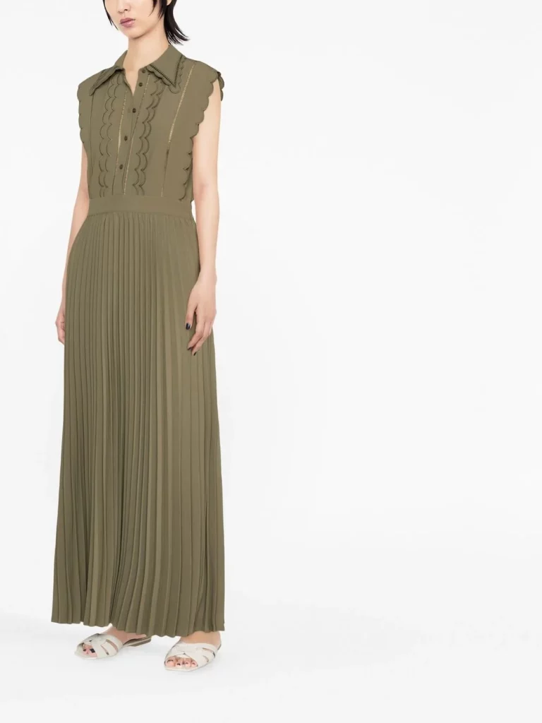 pleated maxi dress Claudie Pierlot