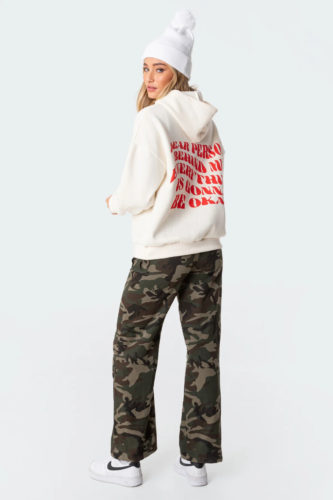 Edicted Sweatshirt and Cargo Pant Outfit