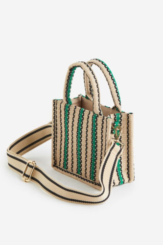 H&M Jute Mini Tote Bag