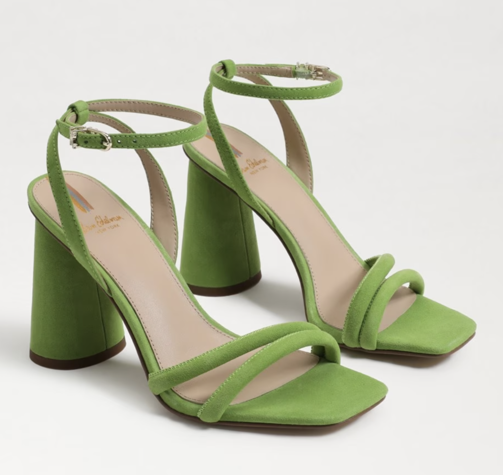 Green heels from Sam Edelman