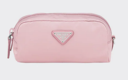 Prada Small Renylon Cosmetic Bag - Light  Pink