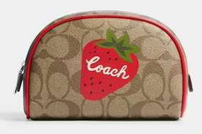 Coach Makeup Bag - Strawberry/Monogram
