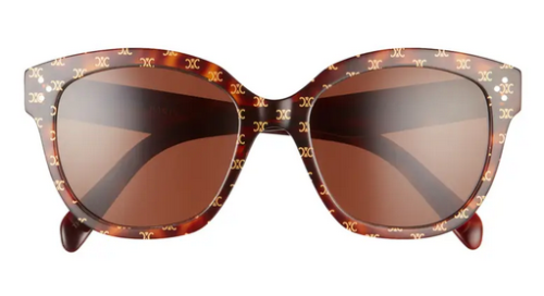 Celine Monogram Classic Tortoise Shell Sunglasses