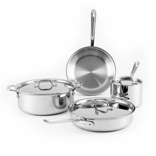 classic all clad stainless steel 4 piece set