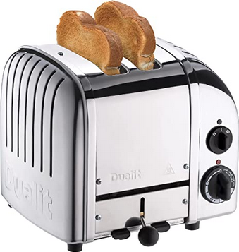 chrome dualit 2 slots toaster