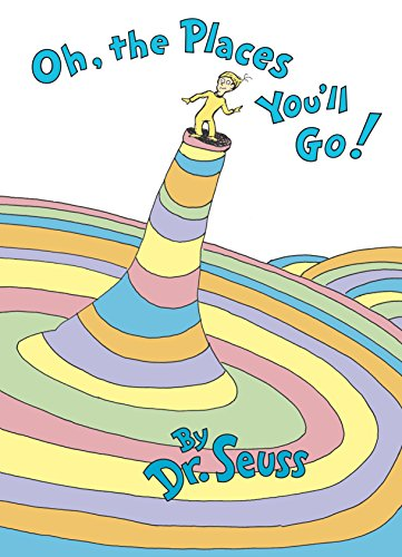 cover of oh the places you'll go by dr seuss, graduation 