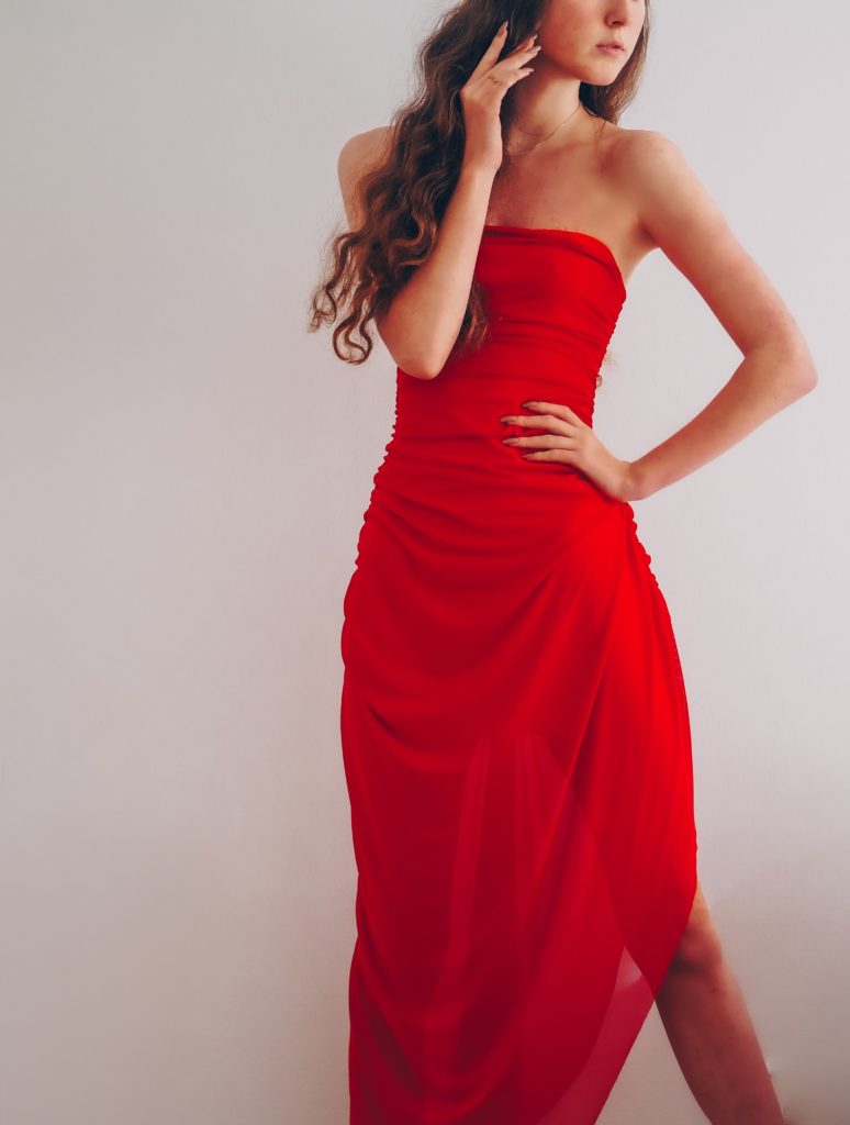 Red dress photo from Unsplash