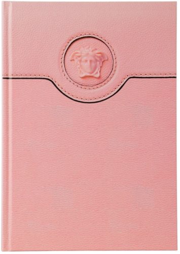 Versace Pink Leather Medusa Notebook