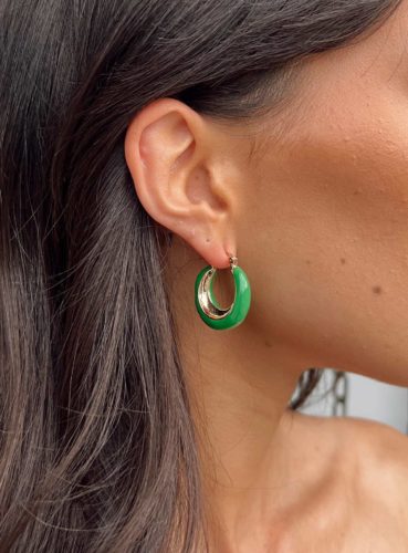 Green earrings from Princess Polly