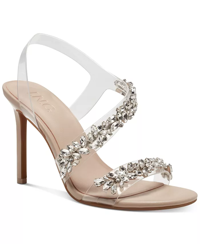 Silver heels from Macy's