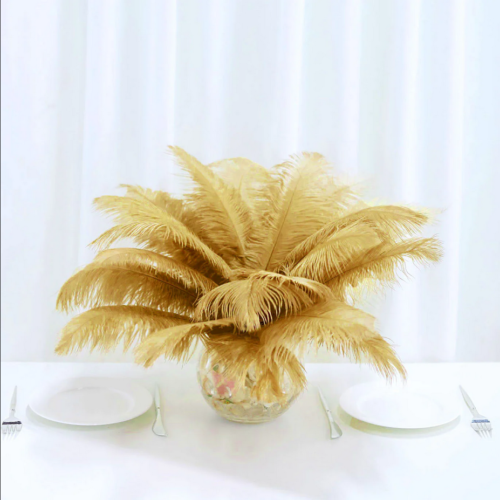 Faux pampas grass decoration for birthday party