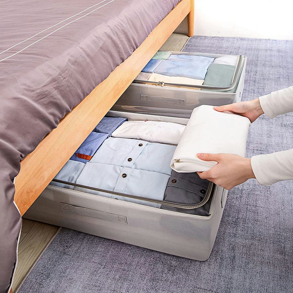 Under Bed Storage Bins Frame Storage Box