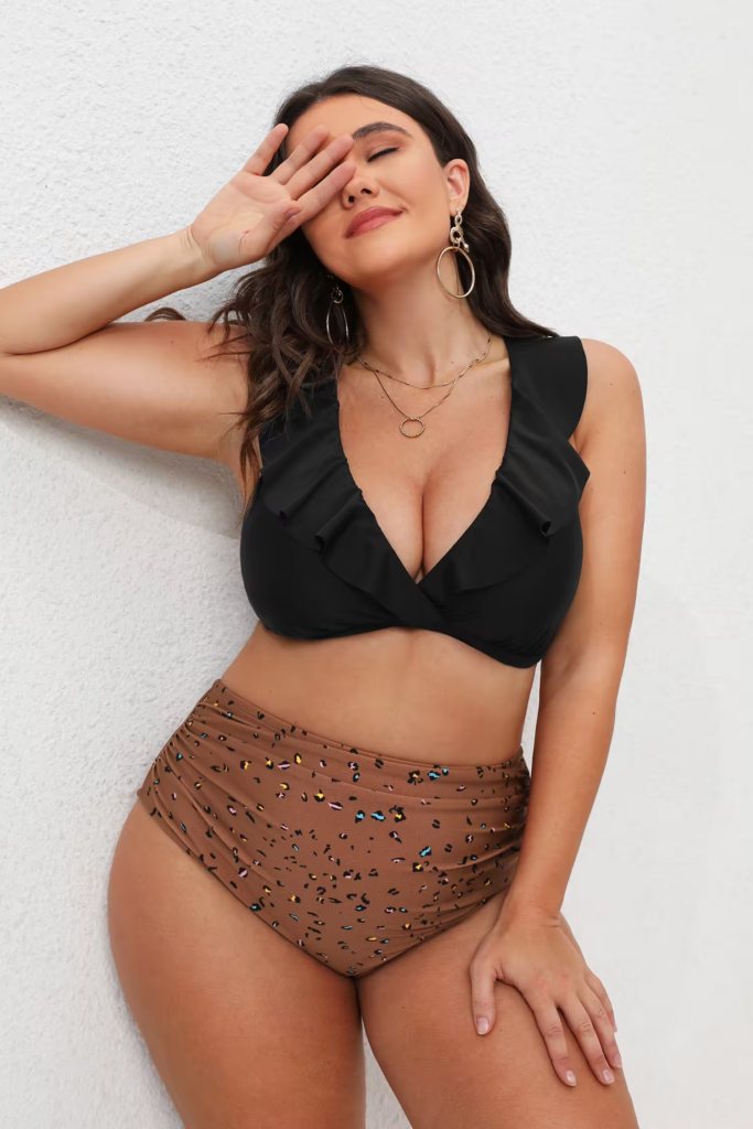 Best swimsuit for curvy girls: Animal print bikini from Cupshe