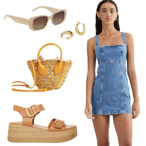 Denim Dress Summer Outfit