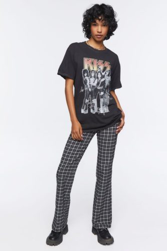 Graphic tee with statement pant from Forever 21