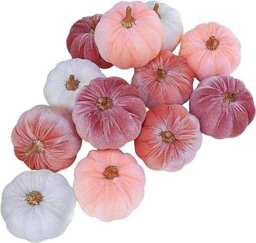 Amazon Velvet Mini Pumpkins