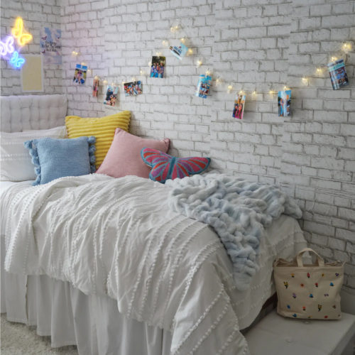 Dormify White Brick Removable Wallpaper