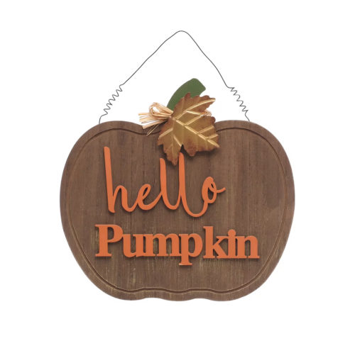 Hello Pumpkin Door Sign