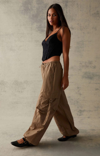 Pacsun Baggy Parachute Pants