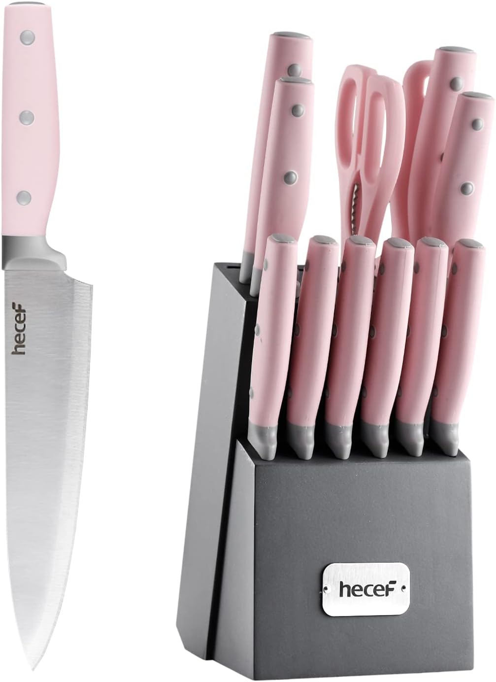 pink knives set
